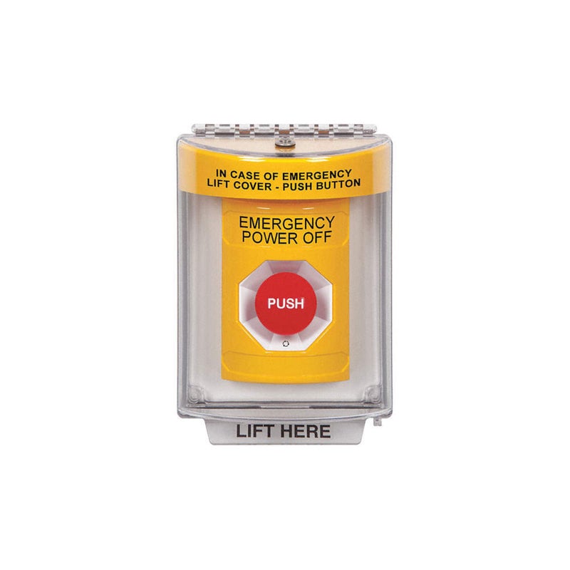 Emergency Power Off Push Button, 2-7/8" D
